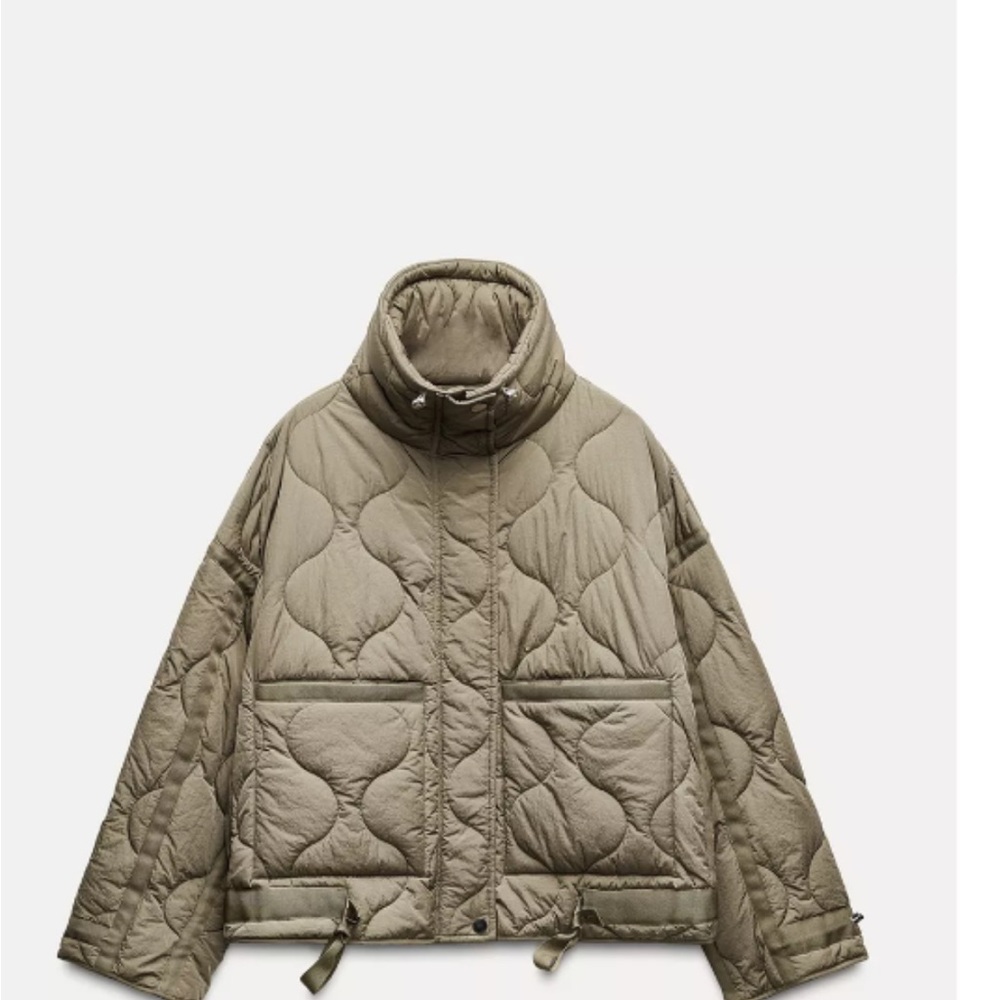 Olive Quilted Jacket